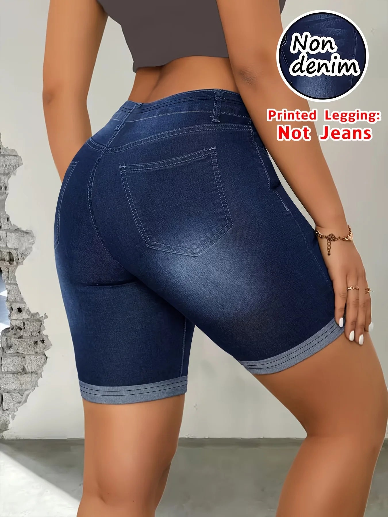 Denim Leggings | OWNLUXE