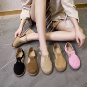 Women's Leather Retro Sandals (Camel) – Shop at OWNLUXE