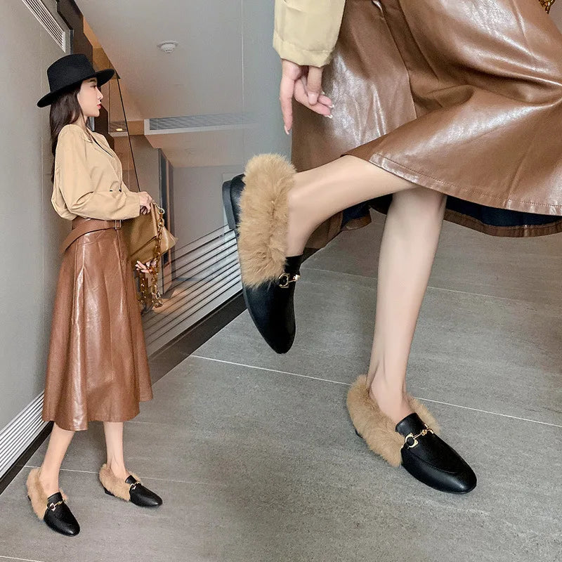 Women's Leather Retro Loafers – Shop at OWNLUXE