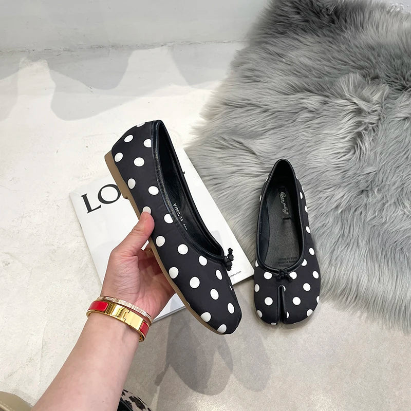 Women's Retro Flats (Polka Dot) – Shop at OWNLUXE