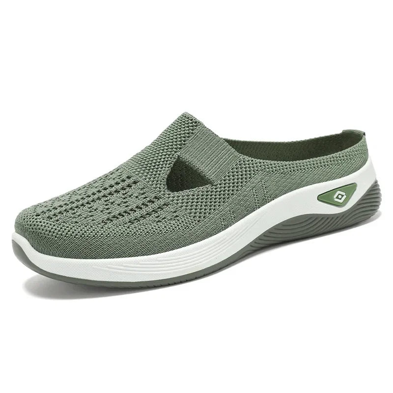 Breathable Mesh Slip‑On Flats – Lightweight Everyday Shoes