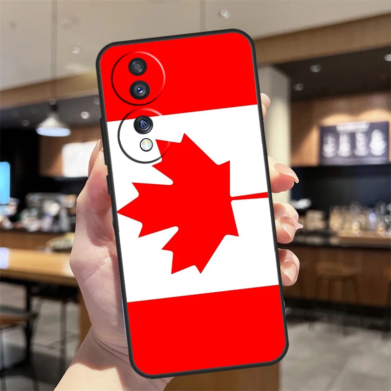 Canada Canadian Flag Case For Honor 200 Lite Magic 7 5 6 Pro Honor X9c X9b X9a X8b X8a X8 X9 50 70 90 Lite Funda