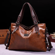 Vintage PU Leather Crossbody Bag – Compact Shoulder Bag with Adjustable Strap