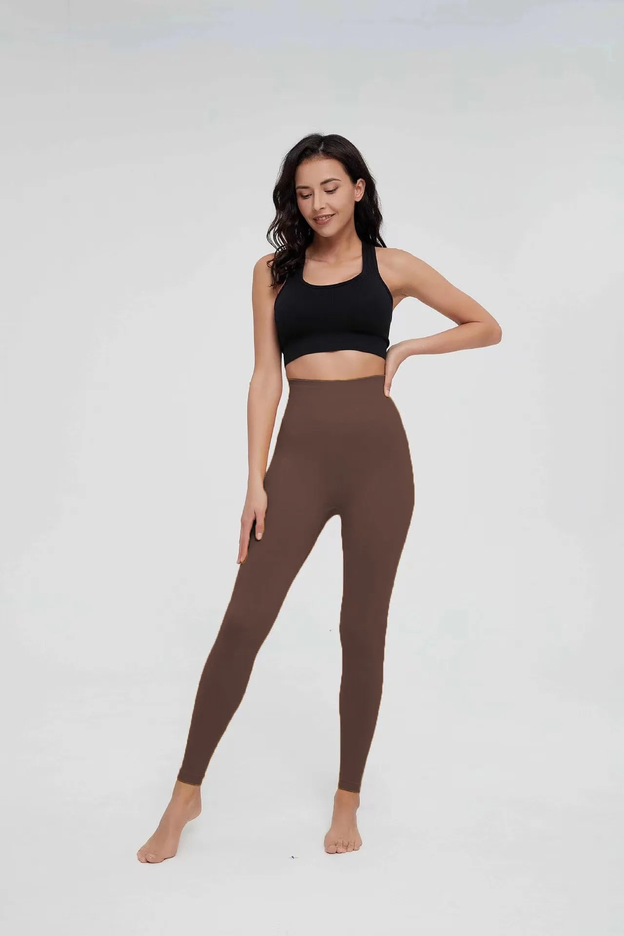 Seamless Knit High-Waist Sport Leggings | OWNLUXE