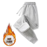 Thickened Lamb Velvet Winter Pants - Fleece Lined Windproof Trousers