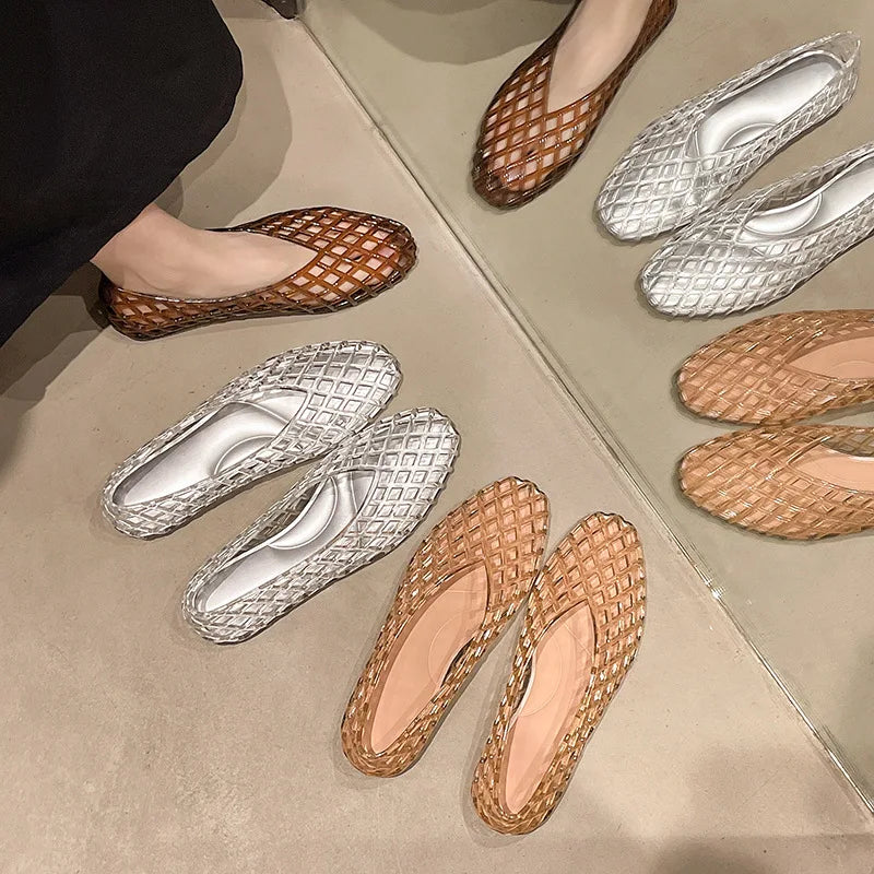 Women's Mouth Crystal Sandals – Shop at OWNLUXE