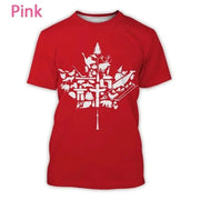 3d Print I Love Canada Graphic Tshirt For Men Casual T-Shirt | OWNLUXE