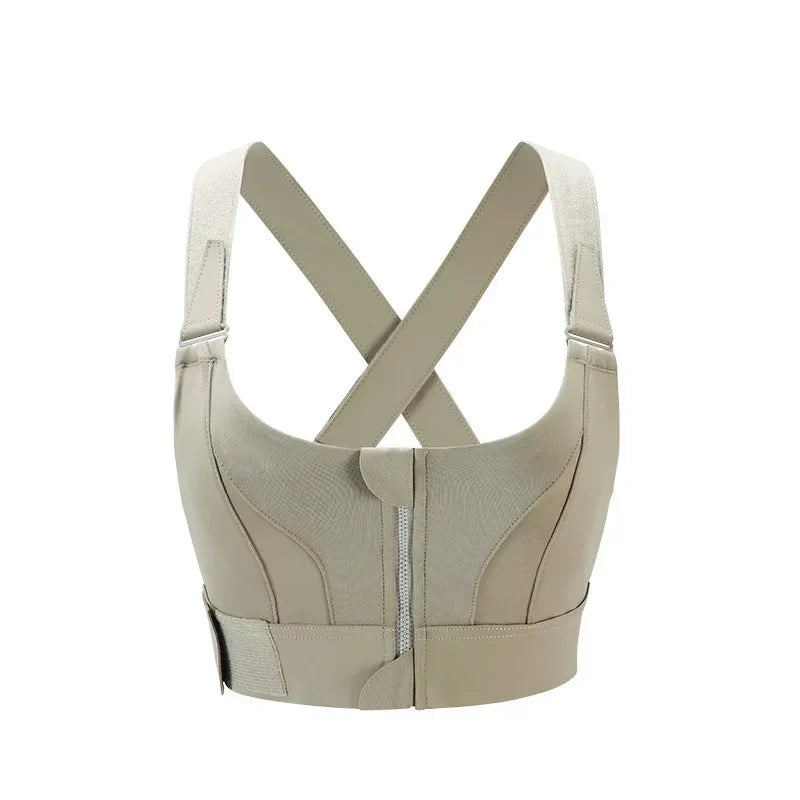 Adjustable Polyester Supportive Sports Bra | OWNLUXE