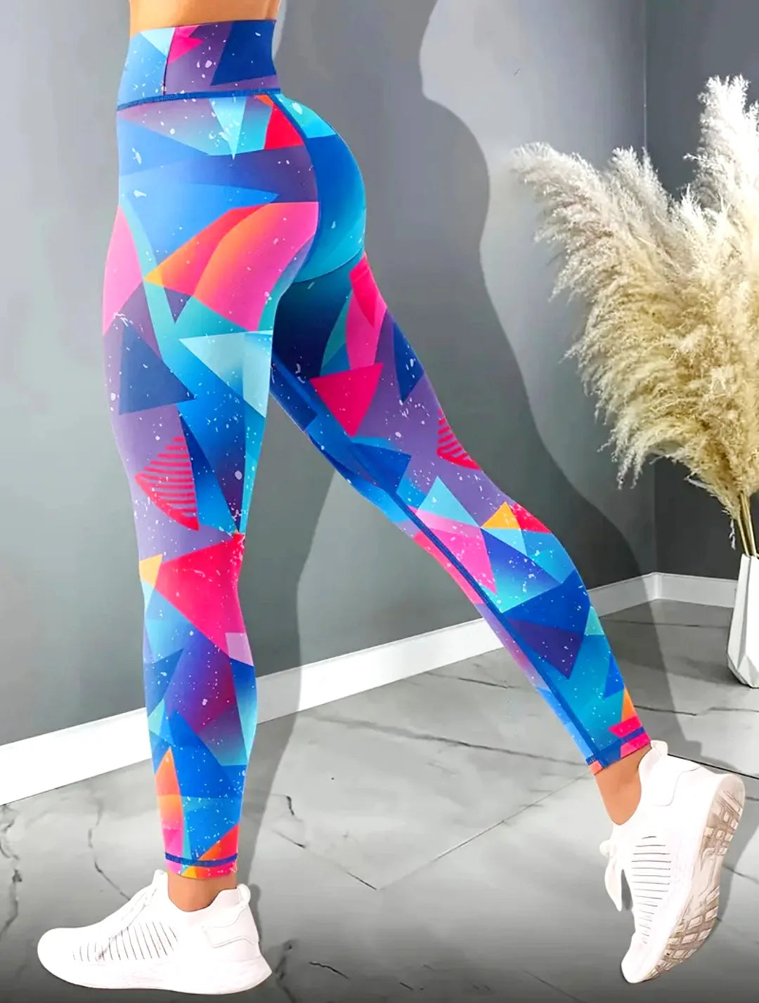 Seamless High-waisted Nude Felling Printed Pants Women's | OWNLUXE