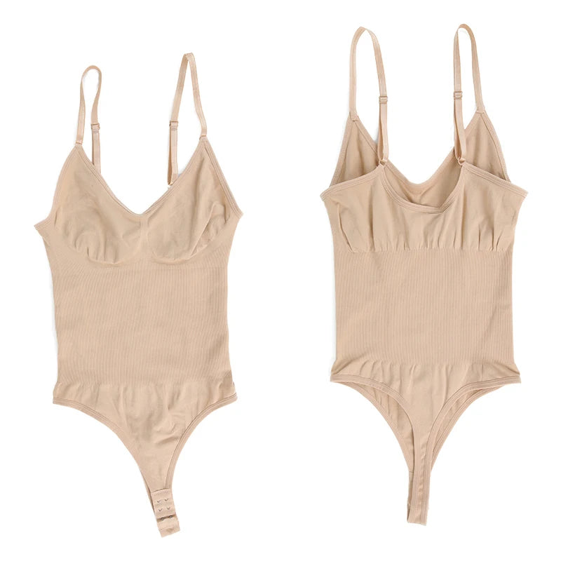 Shapewear Bodysuit Thong Full Body Shaper Tummy Control