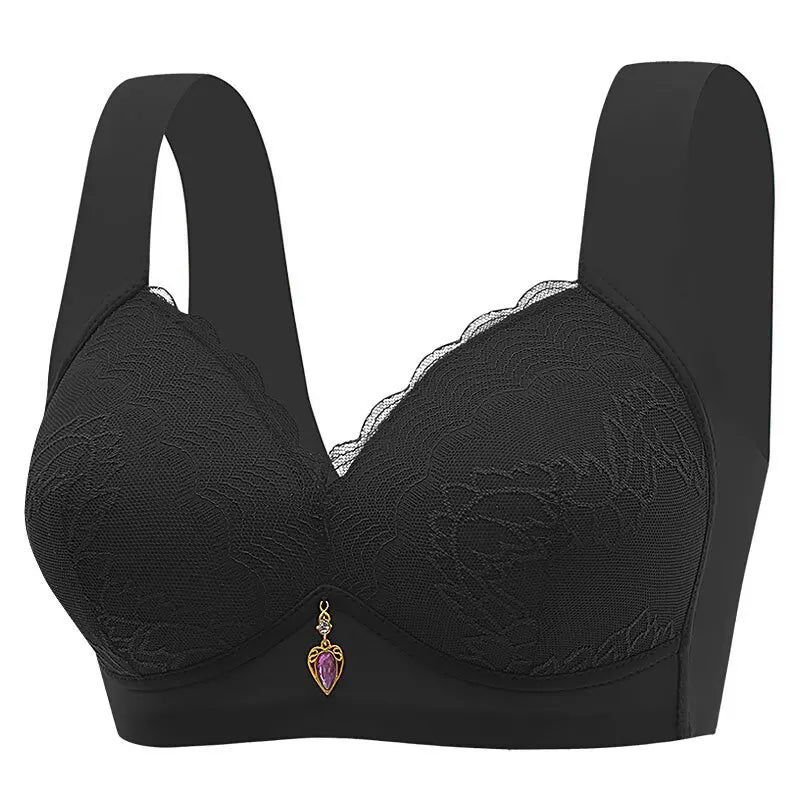 Breathable Gather Comfortable Bra | OWNLUXE