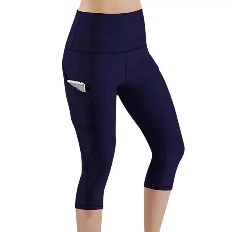 🔹 High-Stretch Pocket Leggings for Women – Yoga & Maternity Comfort | Legging femme extensible avec poches – Confort yoga & maternité