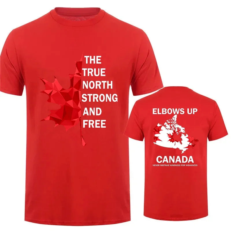 Elbows Up - True North Strong and Free Proud Canadian T-Shirt