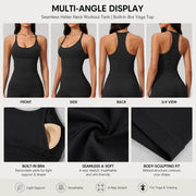 Built-In Bra Seamless Yoga Tank Top | OWNLUXE