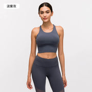 Supportive Nylon Push-Up Sports Bra | OWNLUXE