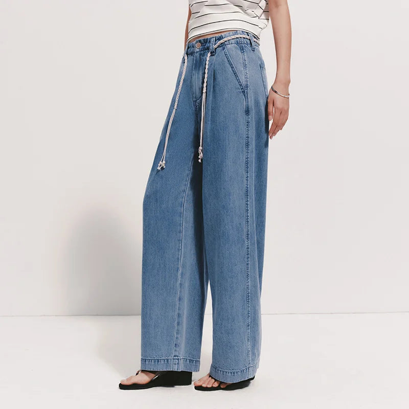 Jeans Cool Wide-Leg Denim Pants | OWNLUXE