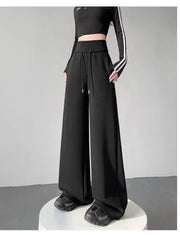 Sport High-Waist Relaxed-Fit Straight-Leg Pants | OWNLUXE