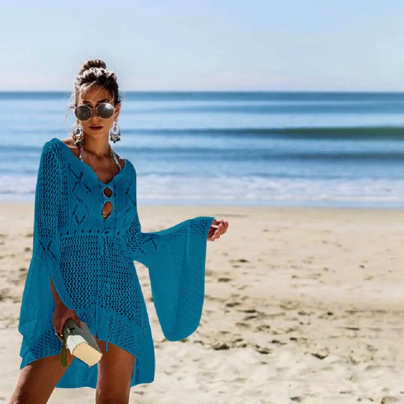 Mesh Swim Cover-Up | OWNLUXE