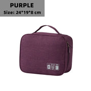 Travel Cosmetic Makeup Bag – Compact Polyester Toiletry Case