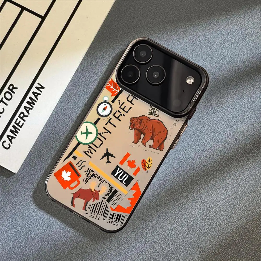 Canadian Flight Ticket Phone Case | OWNLUXE