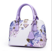 Fashion Elegant Shell Bag – Women's Flower Printing Tote Shoulder Crossbody