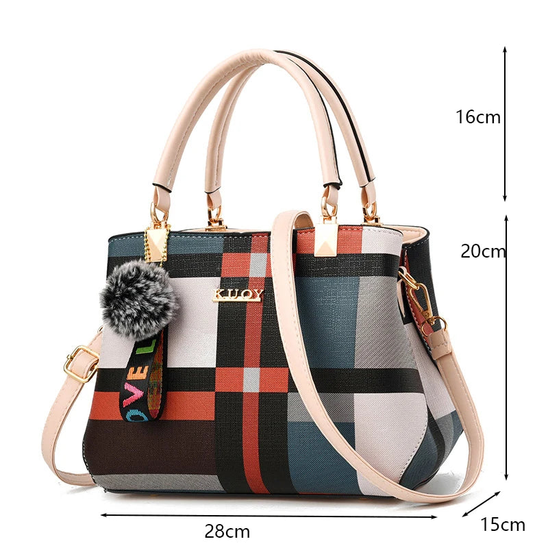 Large Capacity Satchel Bag – PU Leather Crossbody Tote | OWNLUXE