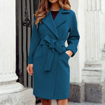 Load image into Gallery viewer, 👗 Women’s Peacoat Trench Coat – Chic &amp; Cozy Layering Piece for Winter ❄️
