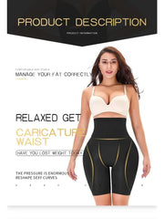 BBL Butt Lifter Shapewear Shorts - Foam Padded Hip Enhancer