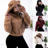 Women's Long-Sleeve Solid Hooded Hoodie | OWNLUXE