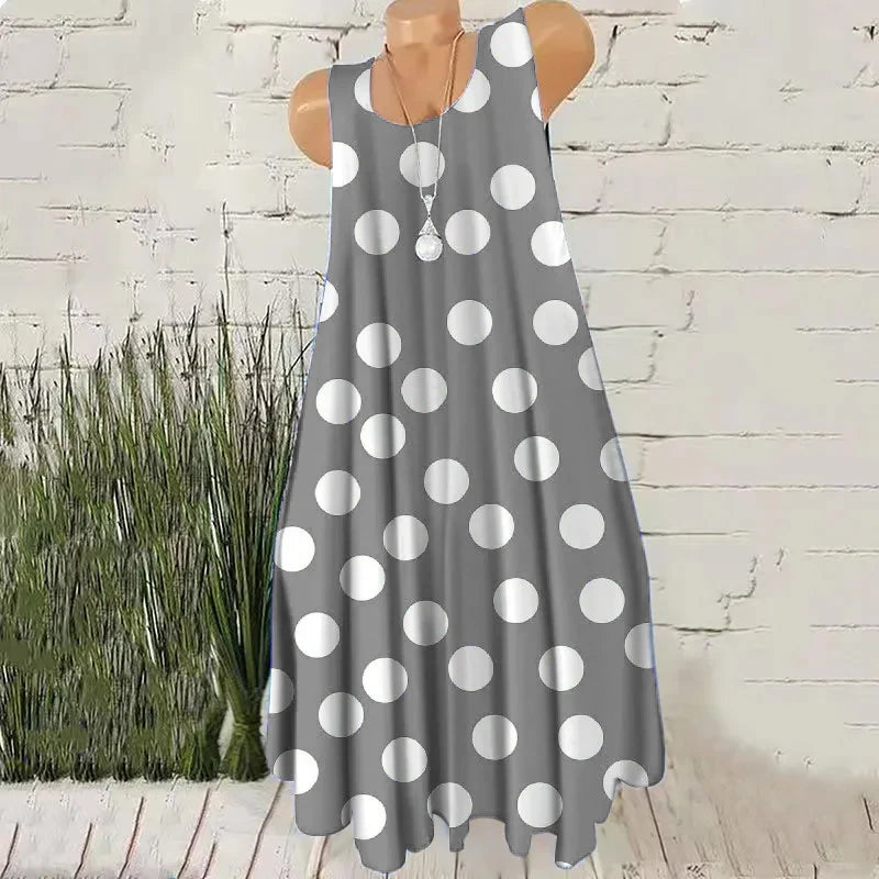 Polka Dot Mini 3D-Print Dress | OWNLUXE