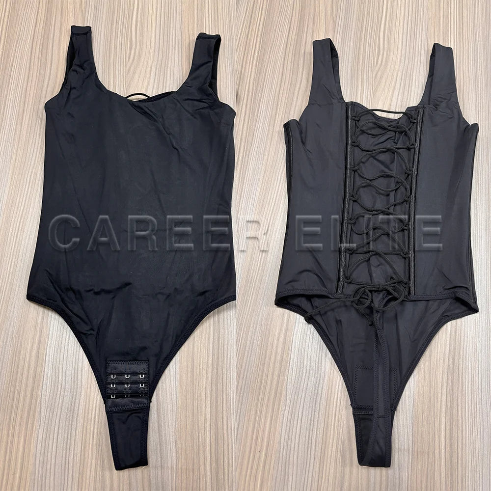 Medium-Control Shapewear Bodysuit, Wire-Free Cupless