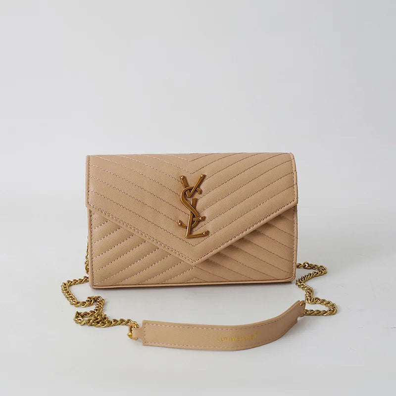 New Envelope Bag Women's Chain Crossbody Bag Commuter Mobile Phone Bag Niche Fashion Texture Bag Shoulder Bag For Women