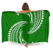 Hibiscus-Print Polynesian Sarong | OWNLUXE
