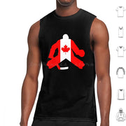 Canadian Flag Goalie Tank Top – Sports Basketball Football Soccer Tee | OWNLUXE