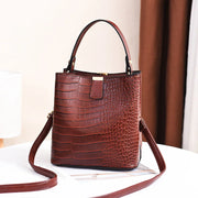 Vintage Stone Leather Handbag Shoulder Crossbody Bags | OWNLUXE