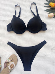Push-Up Thong Bikinis Tankini Set | OWNLUXE