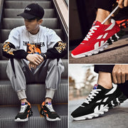 Unisex Breathable Sneakers (Black Orange) – Shop at OWNLUXE