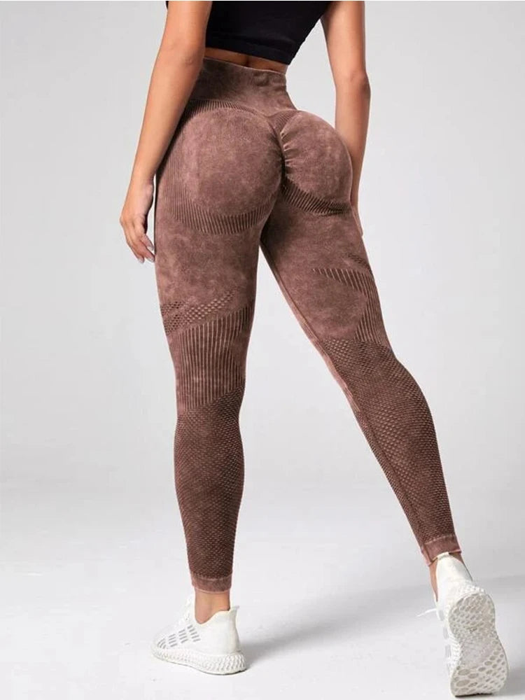 Women's Seamless High-Waist Pencil Pants – Stretchy, Breathable & Quick-Dry