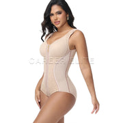 Firm Control Zip Bodysuit Shaper - Wire-Free Sculpting Shapewear | OWNLUXE