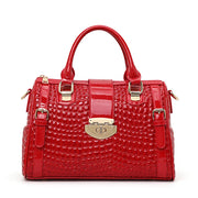 Genuine Leather Boston Bag | OWNLUXE