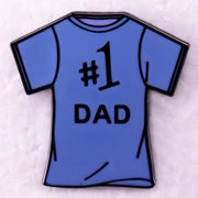 Funny Dad Pin Badge – Zinc Alloy Father’s Day Brooch