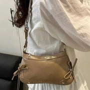 Soft PU Leather Baguette Shoulder Bag - Lightweight Underarm Handbag | OWNLUXE