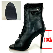 Women's Stiletto High-Heel High Heels (Black) | OWNLUXE