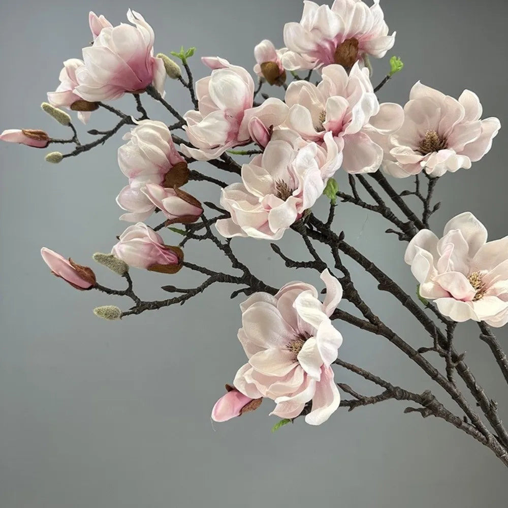 Real-Touch Magnolia Bouquet – Lasting Home Décor | OWNLUXE
