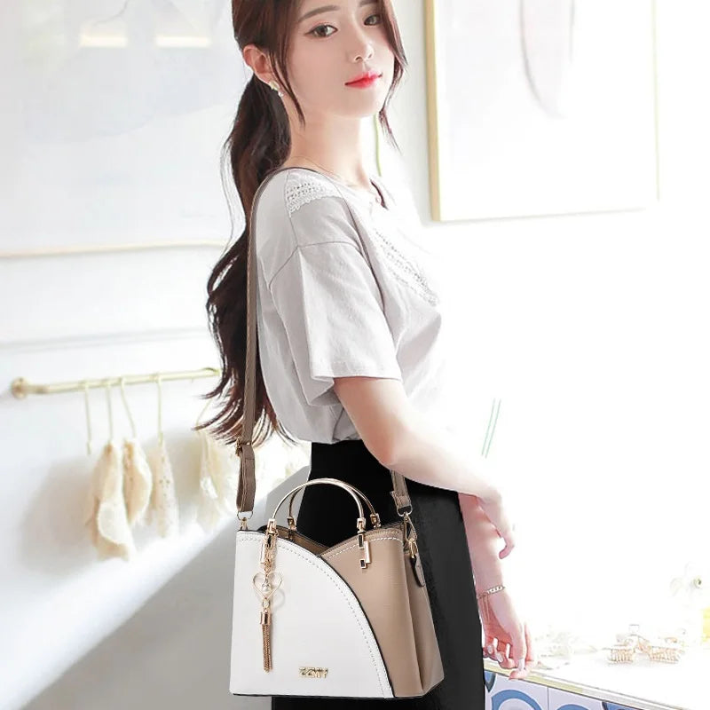 Patchwork Satchel Bag – Stylish & Versatile | Sac Patchwork – Élégant & Polyvalent