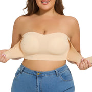 Wire-Free Non-Slip Extended-Size Push-Up Bra | OWNLUXE