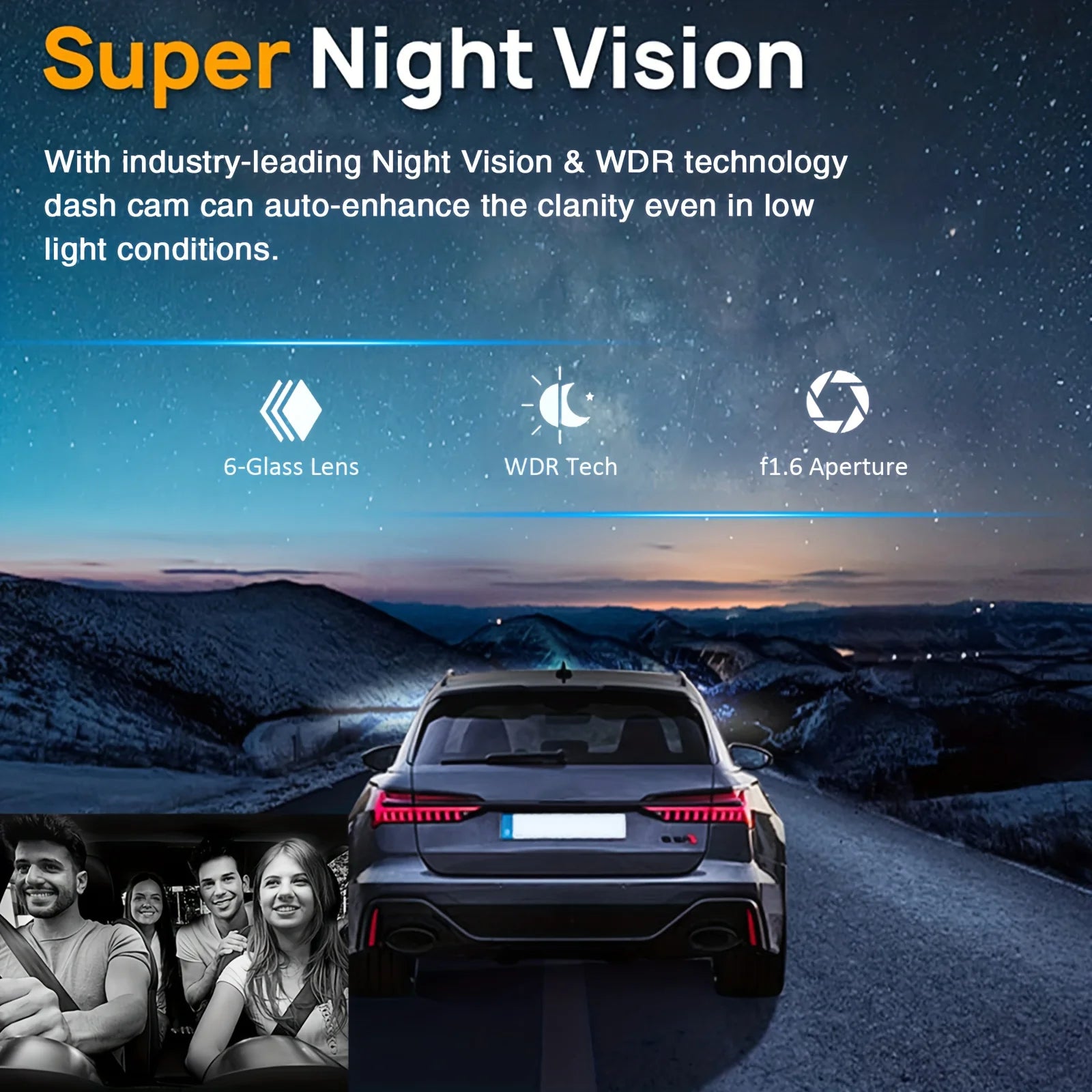 🚗 Car Dash Cam with Full HD Recording | Caméra de Voiture HD Intégrale