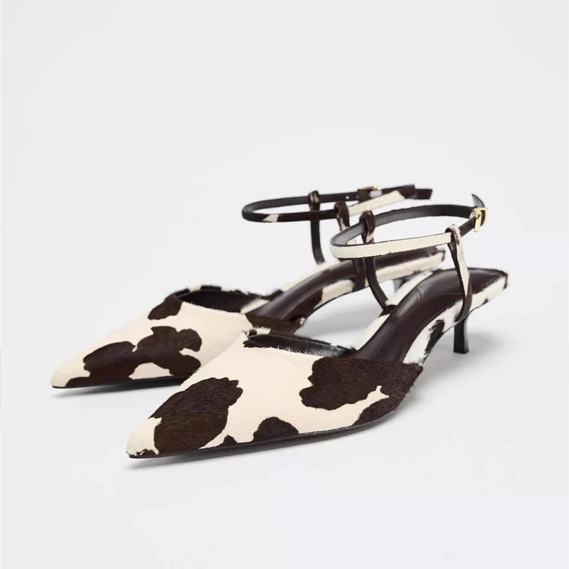 Women's Pointed Toe Leather Sandals – Shop at OWNLUXE