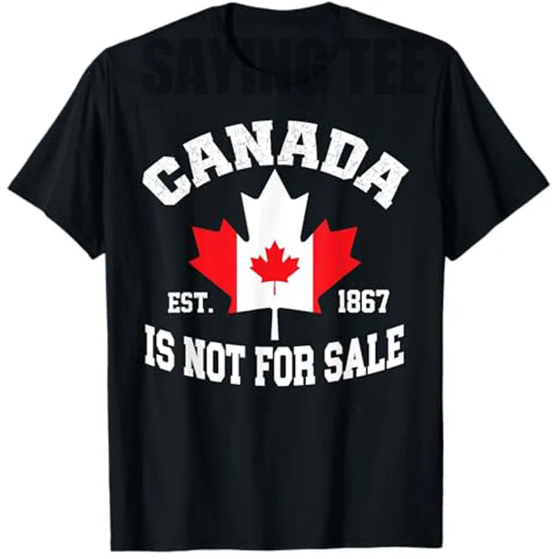 Canada Is Not for Sale" T-Shirt – Wear Your Canadian Pride! 🍁