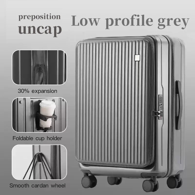 Hard Shell Spinner Luggage - PC+ABS with TSA Lock & 360° Wheels